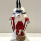 Native American Navajo Deer Kachina Doll / Red