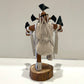 Native American Navajo Mudhead Kachina Doll / White