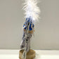 Native American Navajo Kokopelli Kachina Doll / White