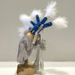 Native American Navajo Kokopelli Kachina Doll / White