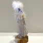 Native American Navajo Kokopelli Kachina Doll / White