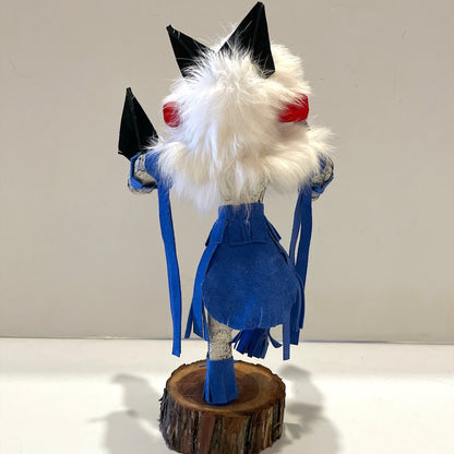 Native American Navajo Morning Singer Kachina Doll /Blue