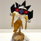 Native American Navajo Chasing Star Kachina Doll / Gold