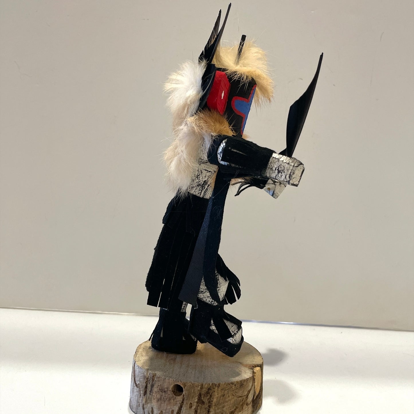 Native American Navajo Chasing Star Kachina Doll / Black