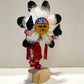 Native American Navajo Sunface Kachina Doll / Red