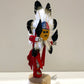 Native American Navajo Sunface Kachina Doll / Red