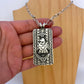 Stamped Thunderbird Bar Pendant By Bo Reeves