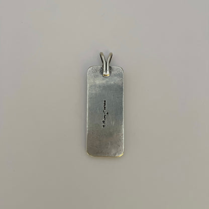 Stamped Star Bar Pendant By Bo Reeves