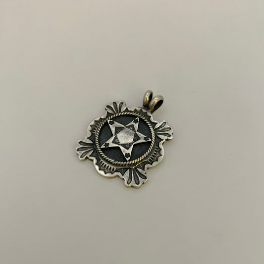 Stamped Star Pendant By Bo Reeves