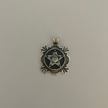 Stamped Star Pendant By Bo Reeves