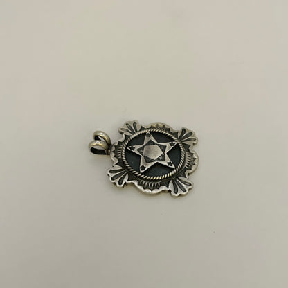 Stamped Star Pendant By Bo Reeves
