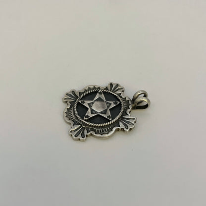 Stamped Star Pendant By Bo Reeves