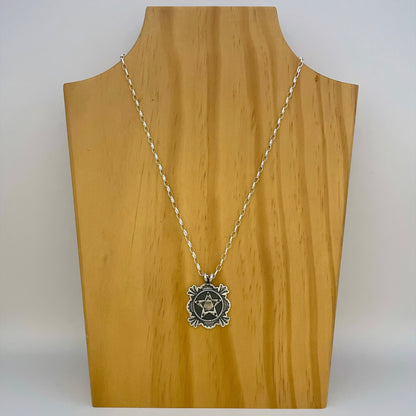 Stamped Star Pendant By Bo Reeves
