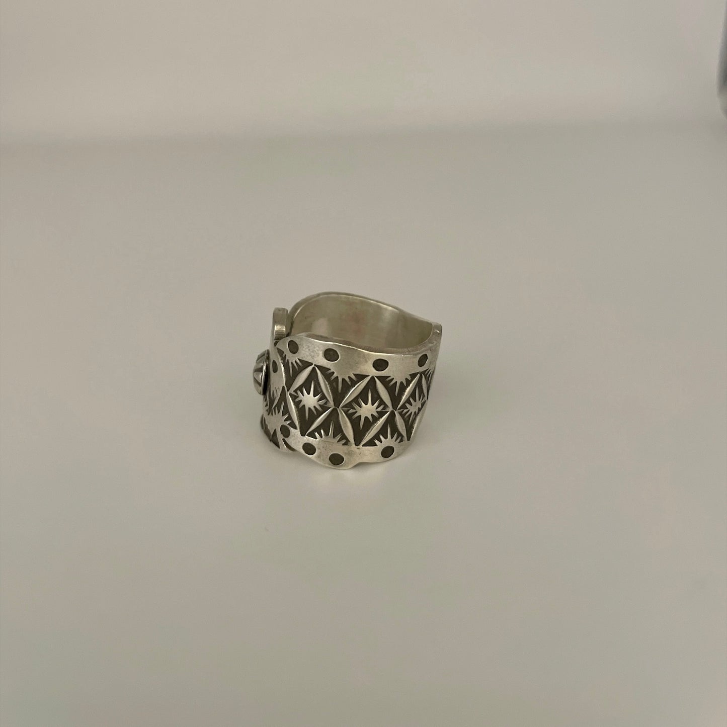 Stamped Thunderbird Ring By Bo Reeves Size 7