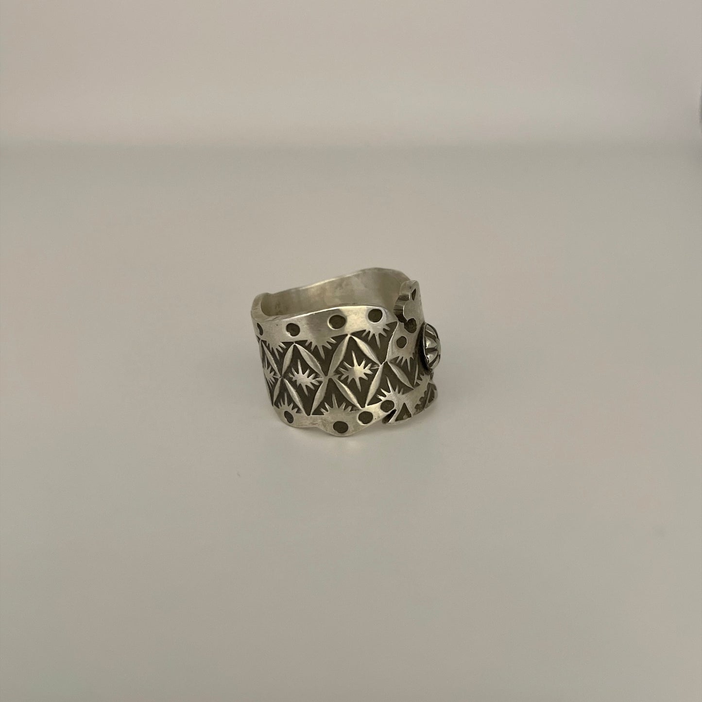 Stamped Thunderbird Ring By Bo Reeves Size 7