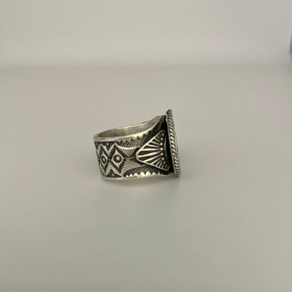Stamped Sterling Silver Ring By Bo Reeves Size 7
