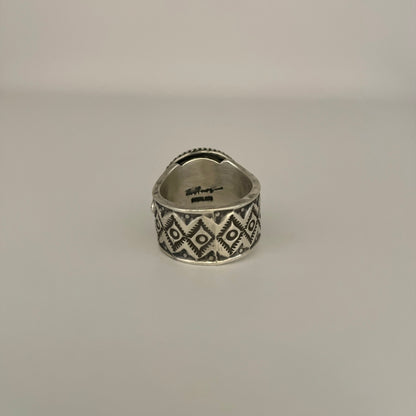 Stamped Sterling Silver Ring By Bo Reeves Size 7