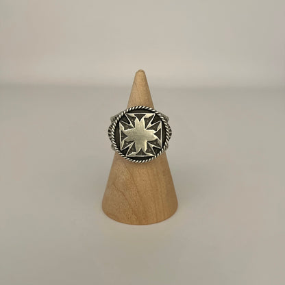 Stamped Sterling Silver Ring By Bo Reeves Size 7