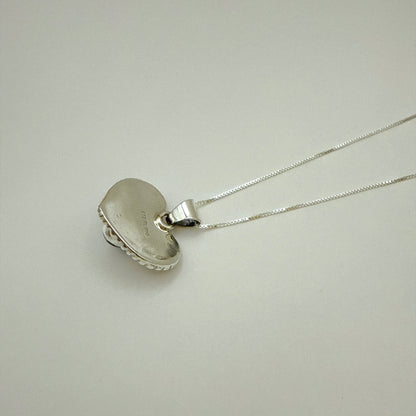 Golden Hills Turquoise Heart Pendant B