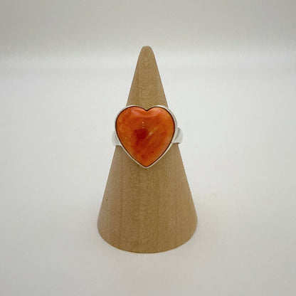 Spiny Heart Ring Size 8.5