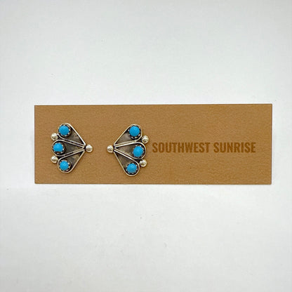 プチポイントターコイズピアス