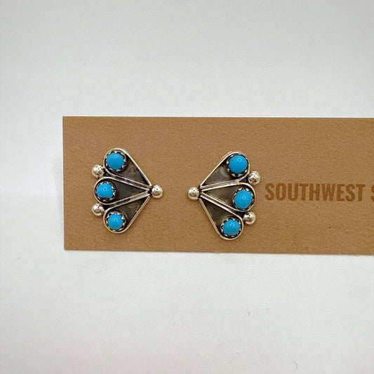 プチポイントターコイズピアス