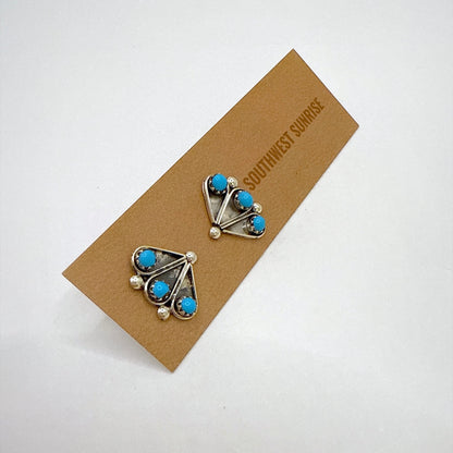 プチポイントターコイズピアス