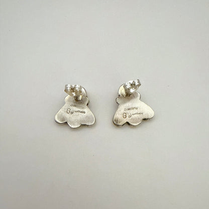 Pink Conch Stud Earrings By Geraldine James B