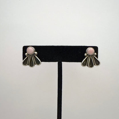 Pink Conch Stud Earrings By Geraldine James B