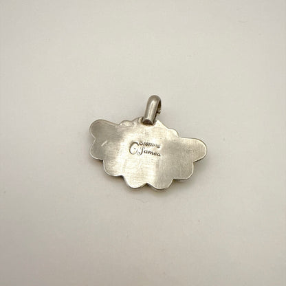 Turquoise Fan Pendant A