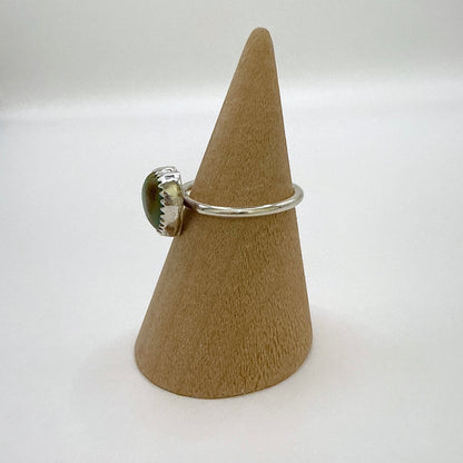 Turquoise Heart Ring Size 6 B