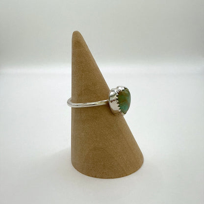Turquoise Heart Ring Size 6 B
