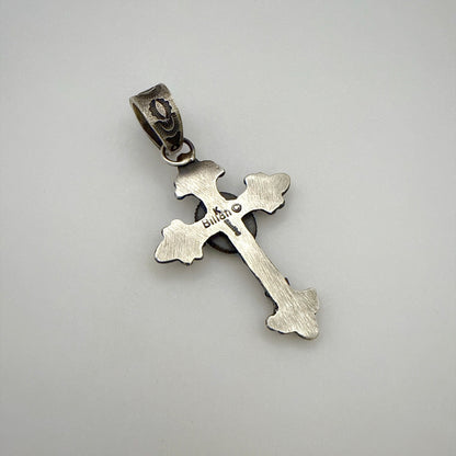 Morenci Turquoise Cross Pendant