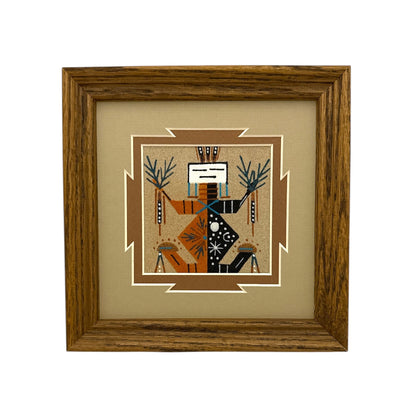 ナバホサンドペインティング 18cm x 18cm