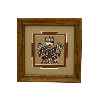 ナバホサンドペインティング 18cm x 18cm