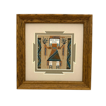 ナバホサンドペインティング 18cm x 18cm