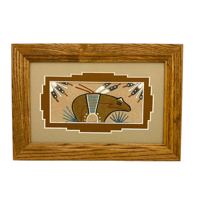 ナバホサンドペインティング 24 cm x 16.5 cm