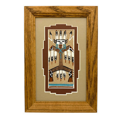 ナバホサンドペインティング 24 cm x 16.5 cm