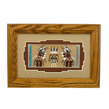 ナバホサンドペインティング 24 cm x 16.5 cm