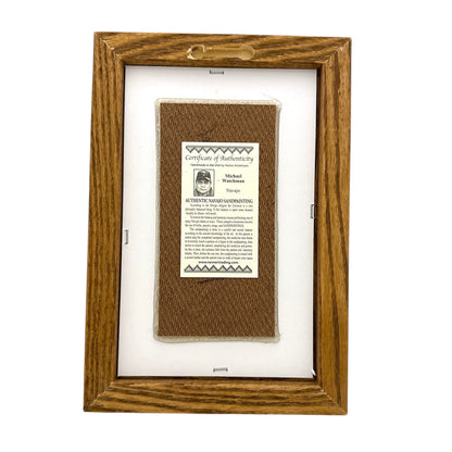 ナバホサンドペインティング 24 cm x 16.5 cm