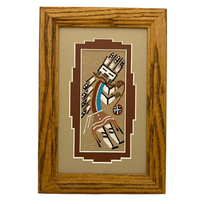 ナバホサンドペインティング 24 cm x 16.5 cm