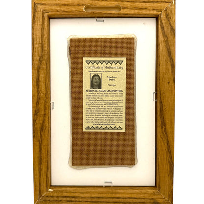 ナバホサンドペインティング 24 cm x 16.5 cm