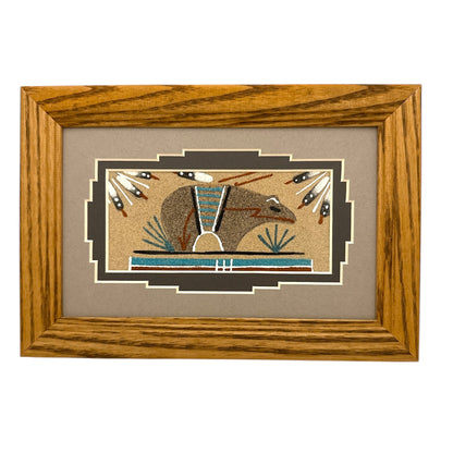 ナバホサンドペインティング 24 cm x 16.5 cm