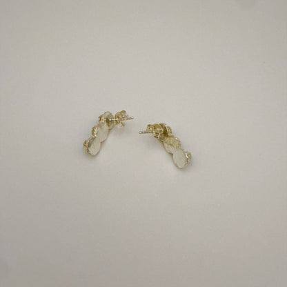 スリーターコイズスタッドピアス