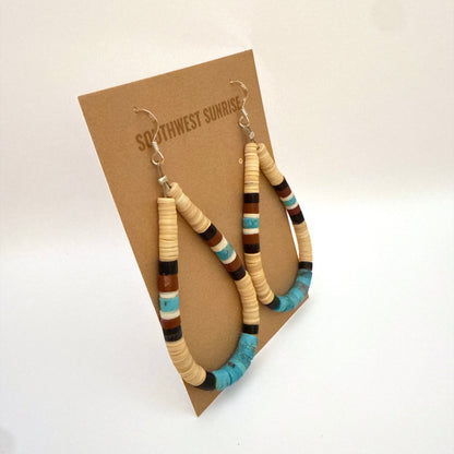 ターコイズシェル ヘイシ ピアス