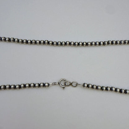 ナバホパールネックレス 4mm - 50cm