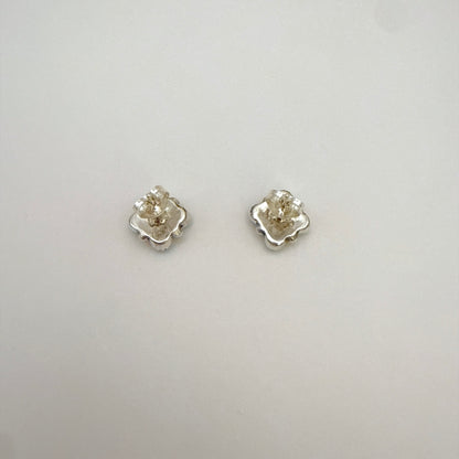 Four Turquoise Stud Earrings