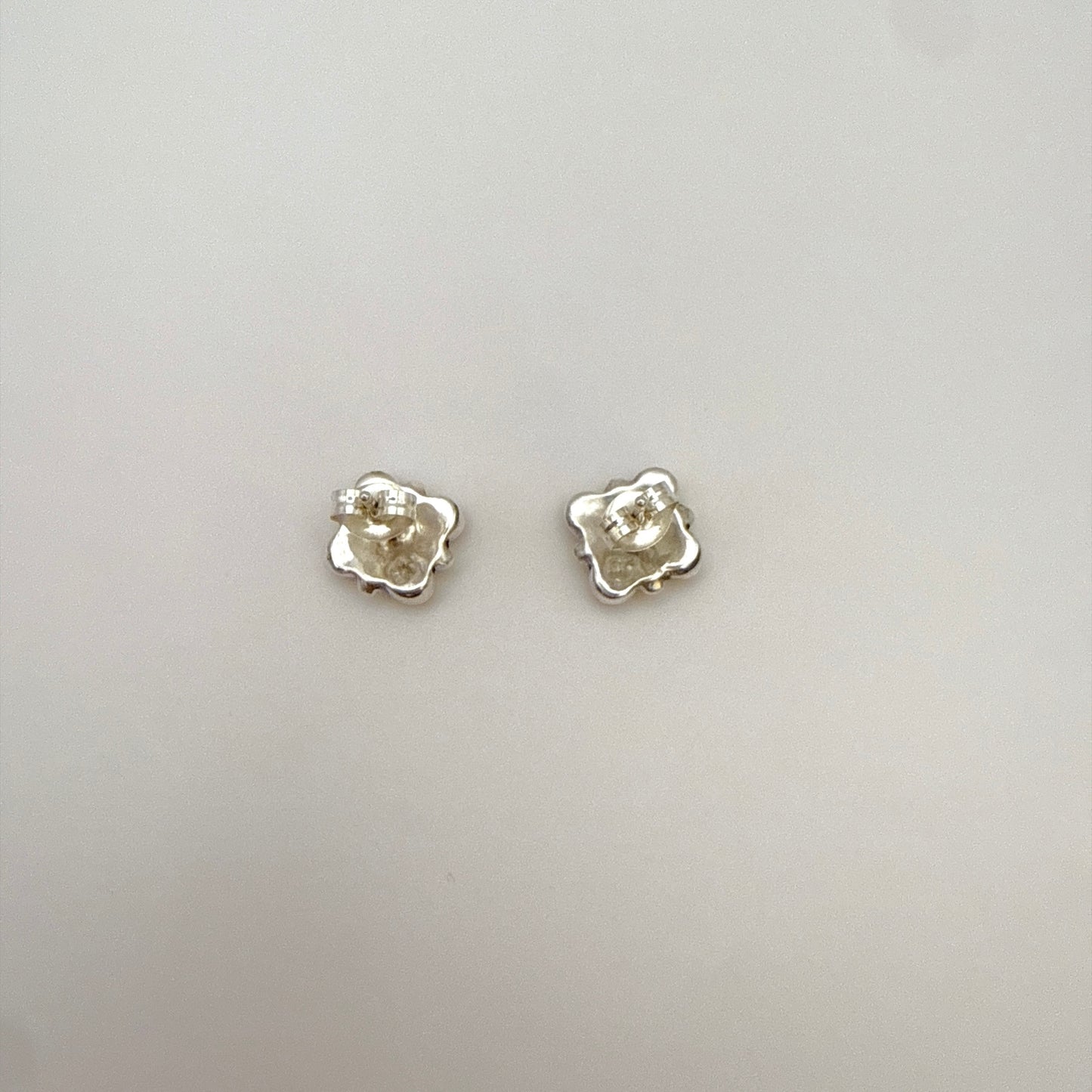 Four Coral Stud Earrings