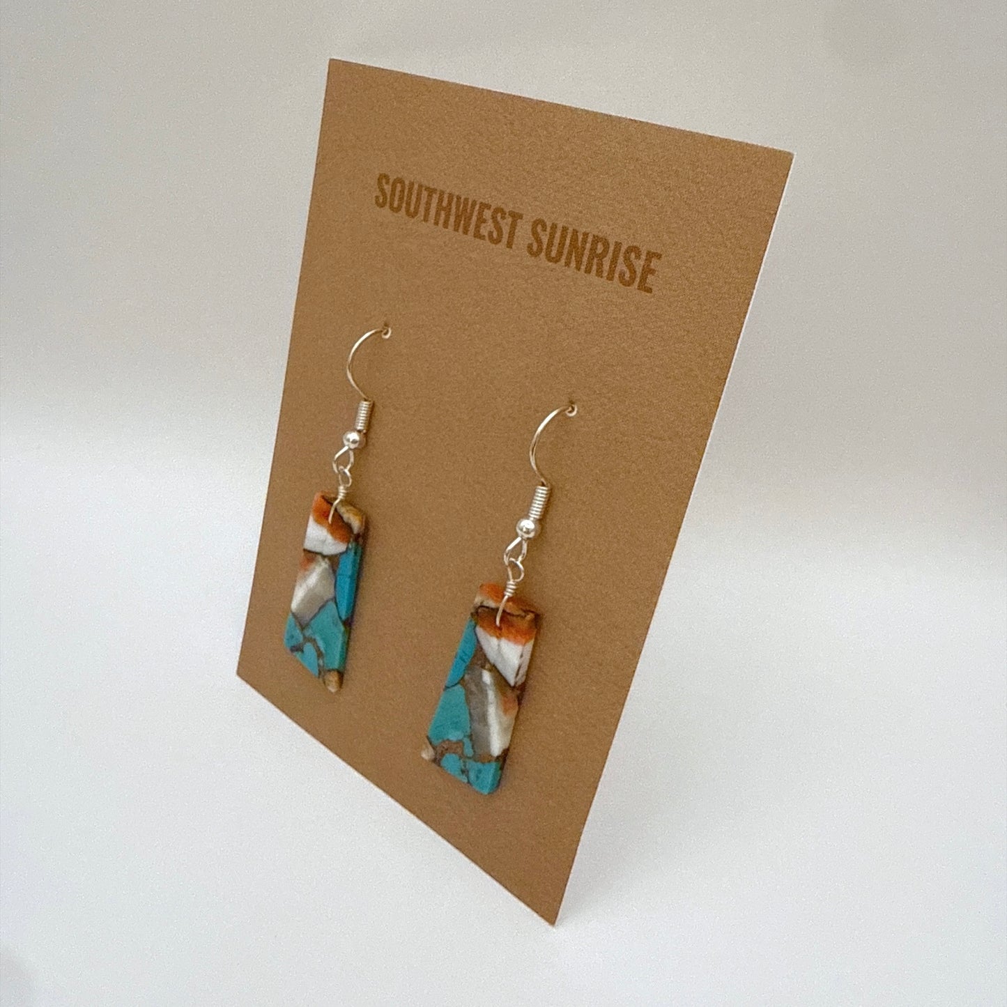 モハベターコイズスラブピアス A