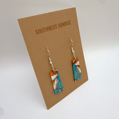 モハベターコイズスラブピアス A